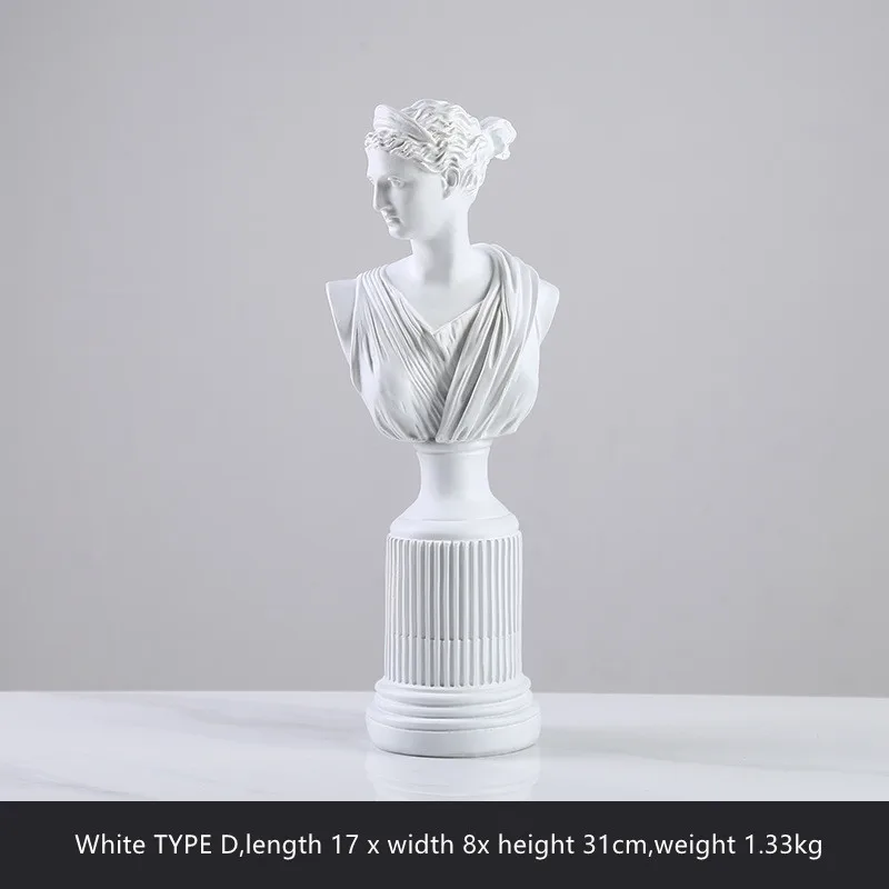 JD-N33 Nordic resin crafts portrait of the Virgin like the goddess of home furnishings art sculpture like handicrafts