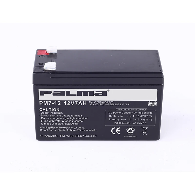 Palma backup power UPS12V7AH Electric rolling shutter VRLA battery