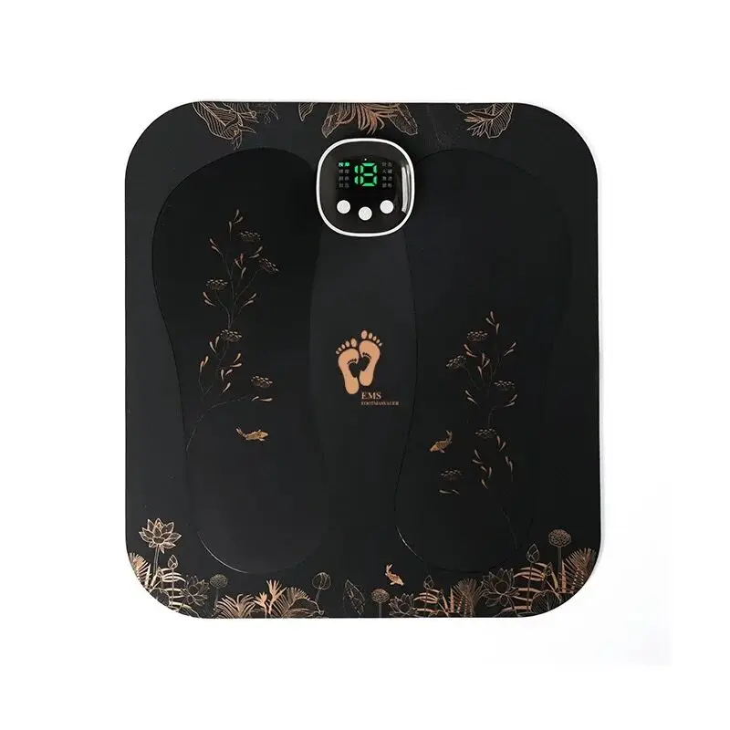 2024 Hot Sale Portable EMS Electric Tens Vibrator Portable Muscle Stimulator Ems Foot Massager Machine Foot Massage Pad