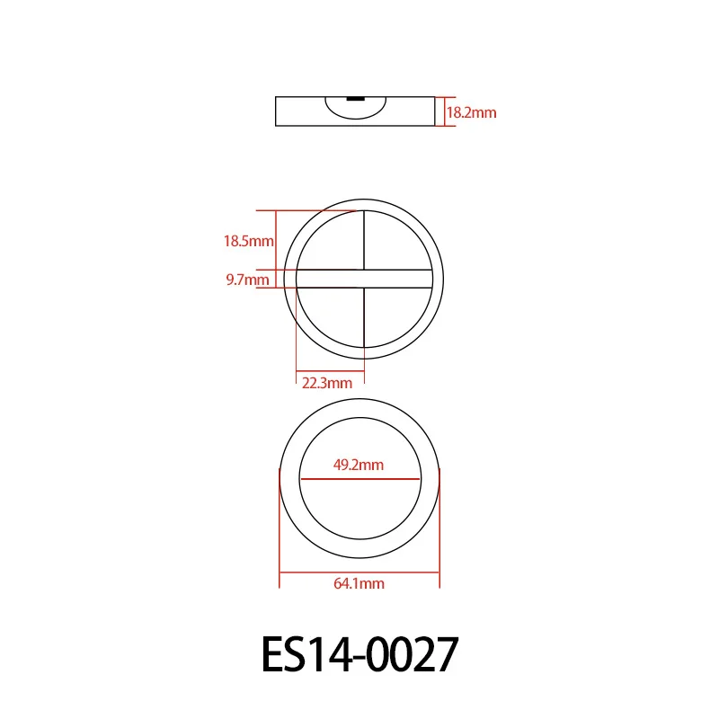 Factory Supply Cosmetic Package Transparent Petal-Shaped ABS Plastic 4 Colors Eye Shadow Box With Brush