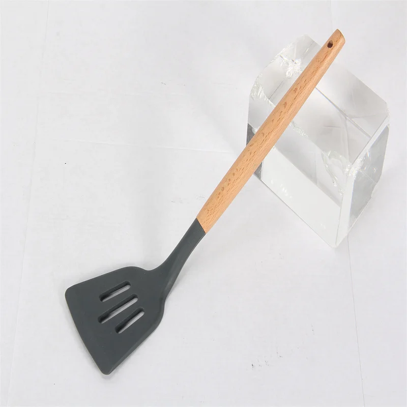 Самая продаваемая антипригарная лопатка для сковородок, лопатка для утечки силикагеля, интегрированная лопатка для утечки силикагеля, устойчивая к высоким температурам