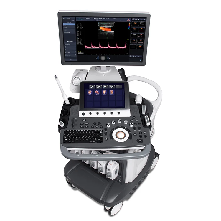 Sonoscape S50 Elite 4D Trolley Medical Ultrasound Equipment Color Doppler
