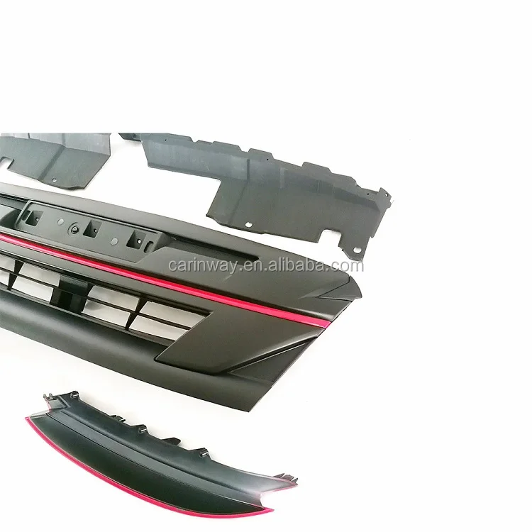 Black Front Face Grille Japanese grilles Radiator Grill  car accessories bumper net For Isuzu Dmax 2016 -2019