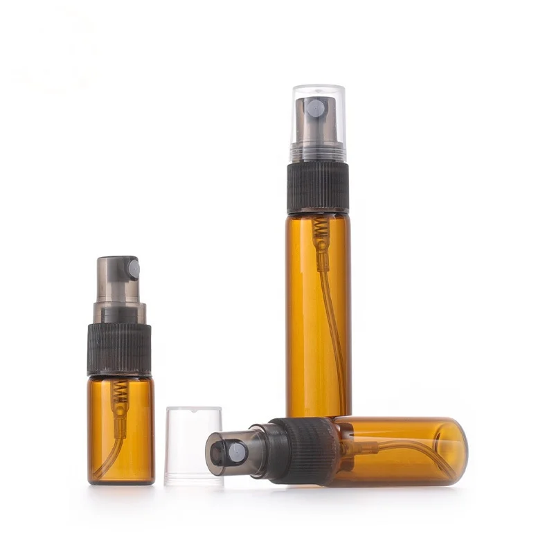 custom travel size tester perfume package bottles pen shape 3ml 5ml 10ml small amber glass spray bottle for perfume