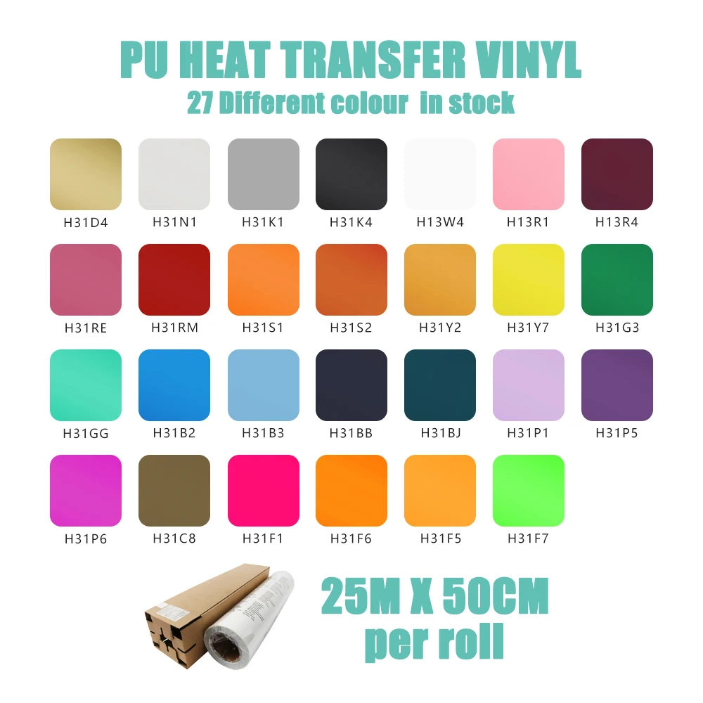 Custom flex heat press vinyl iron on thermo transfer vinyl for printing