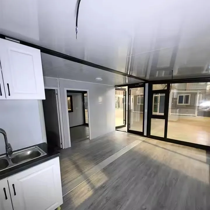 Расширяемый контейнер сборный дом оптом 40 футов 20 Открытый