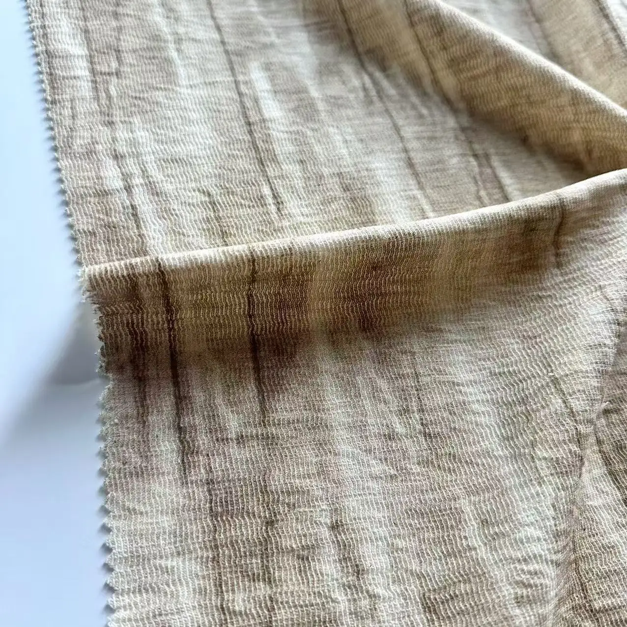 Autumn and winter vintage imitation bark fabric for coat dress pants etc