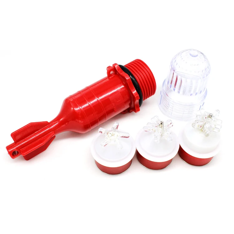 
high quality waterproof marine fishing net sea mark light strobe flash light 