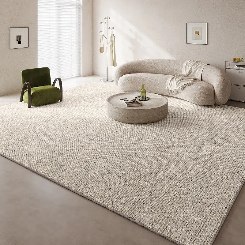 Simple modern style faux cashmere carpet suitable for multiple scenes pet-friendly easy to clean customizable patterns A