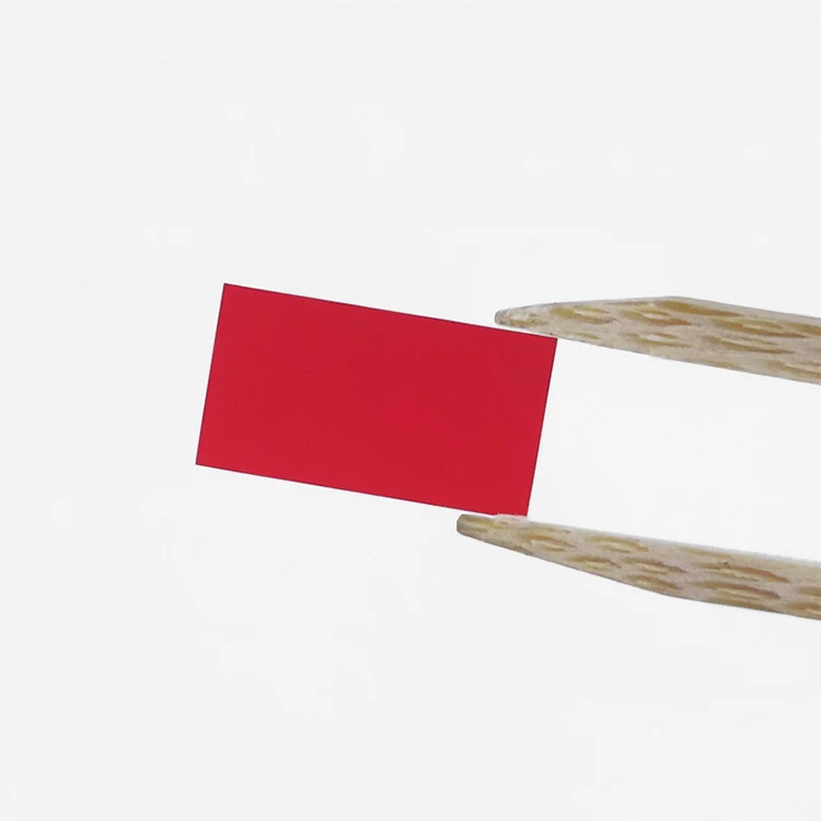 600nm Red Filter Anti Stealth Camera Lens Anti peeping Detector 1.0mm Red Glass Lens