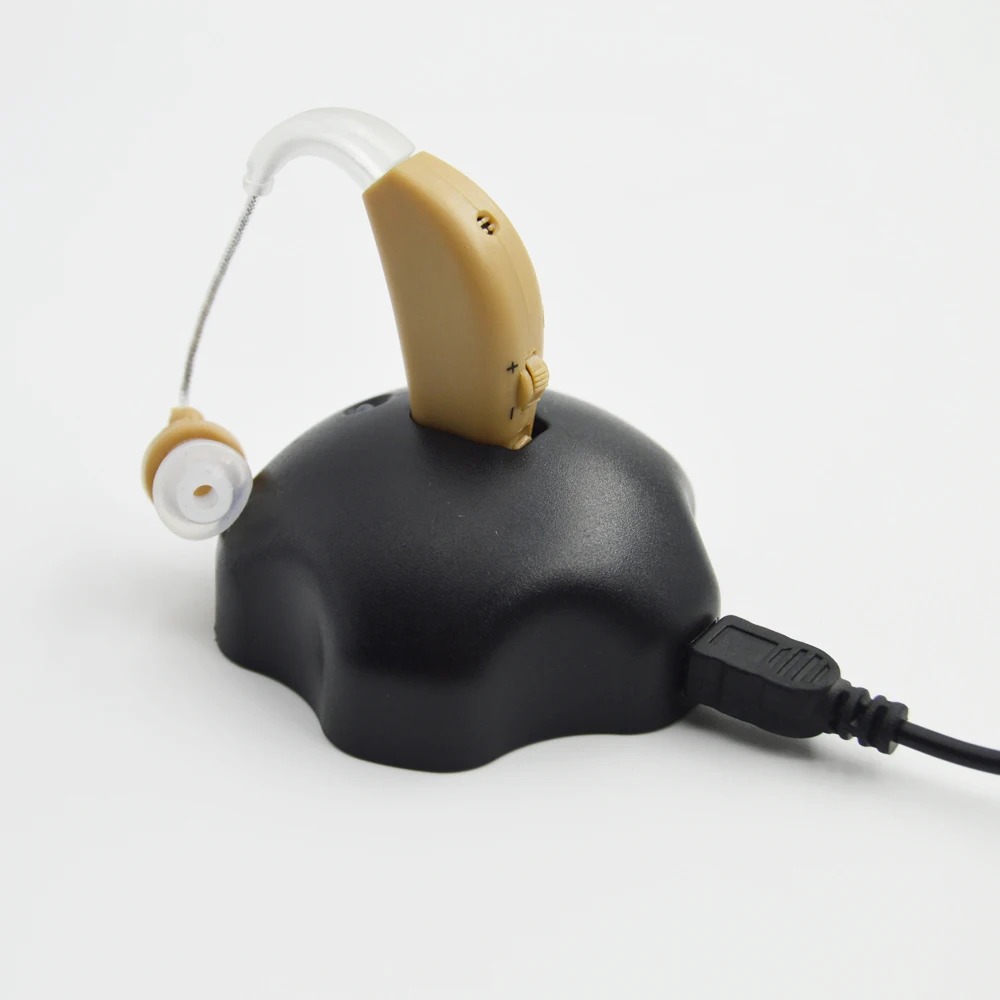 
100% Digital processing Automatic Earhook BTE (Clear series) Hearing Aids Suit any situation 