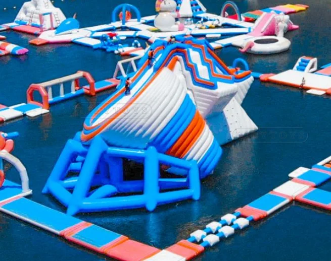 Надувная горка бегемота Lilytoys большая водная надувные игрушки для Водного парка