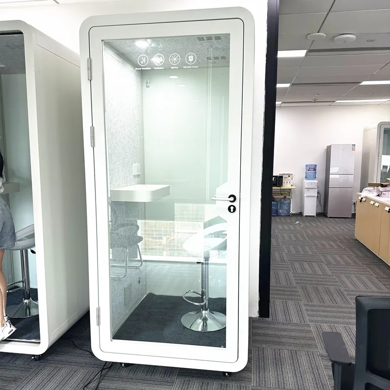 Prefab Office Pods Glass Conference Tables Backyard Office in 2023 office pods outdoor pod tiny house Soundproof Booth
