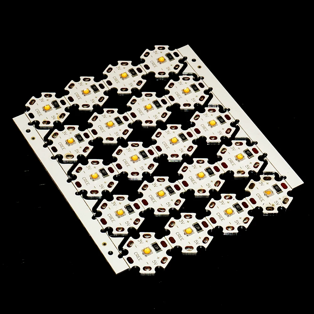 
in stock 20mm star Aluminum Base with smd 2700k 3535 led PCB printed circuit board pcb assembly 