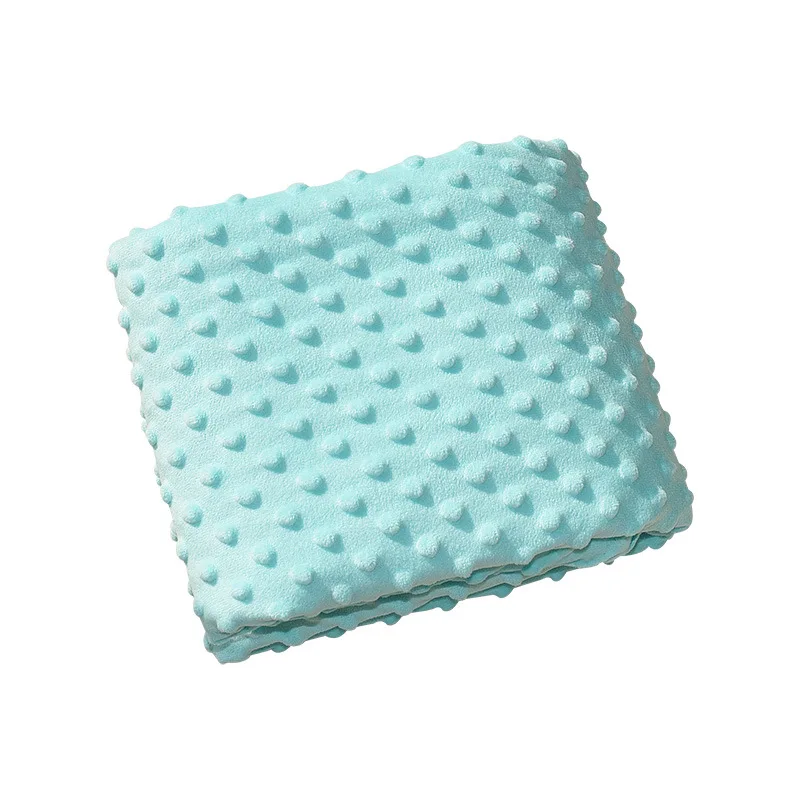 Wholesale Print Design Throw Fleece Receiving Blanket Custom Dot Comforter Minky Baby Blanket for Gift Set