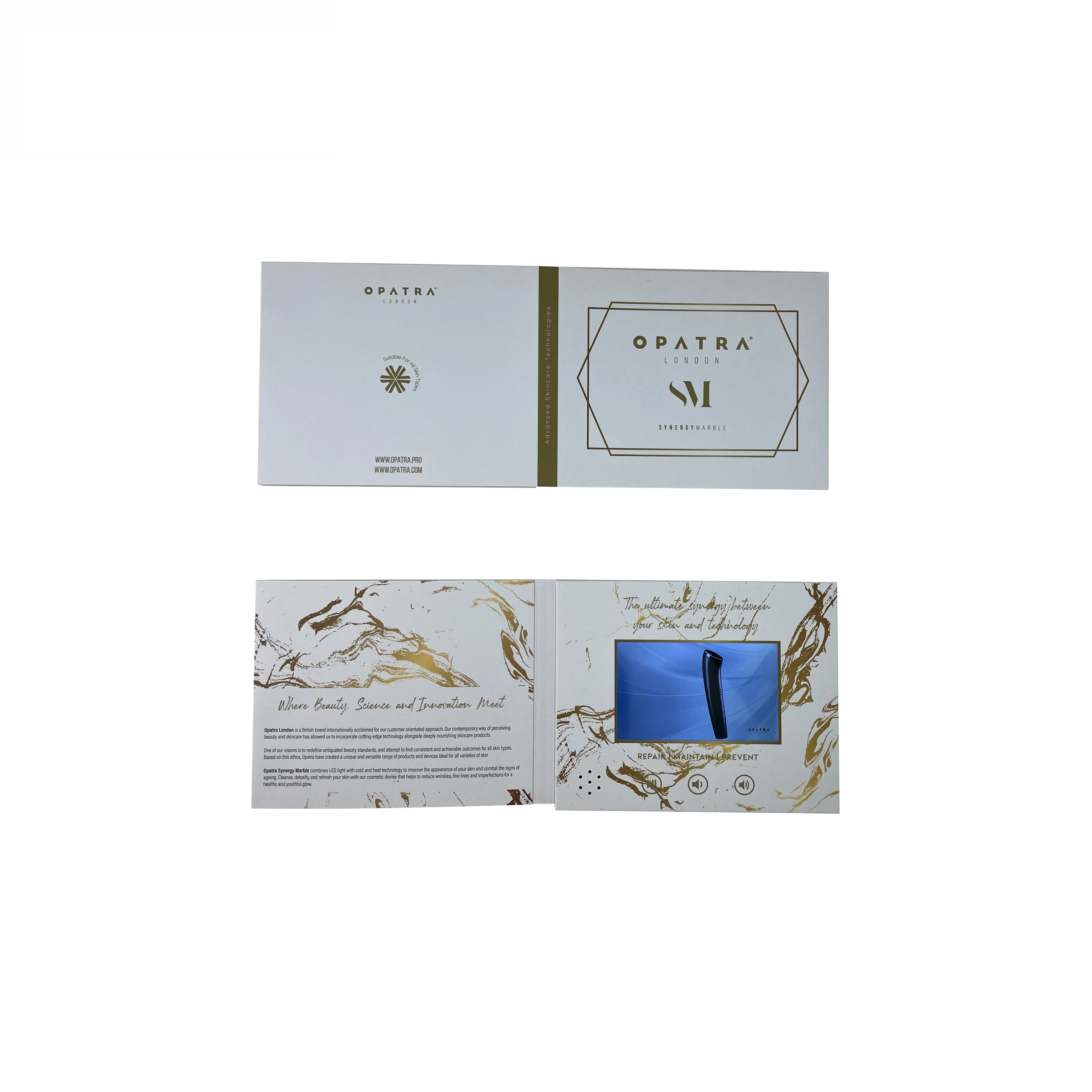 Promotional 4.0 Inch Blank Video Book Card LCD Display Video Greeting Card Gift With Marketing Advertising