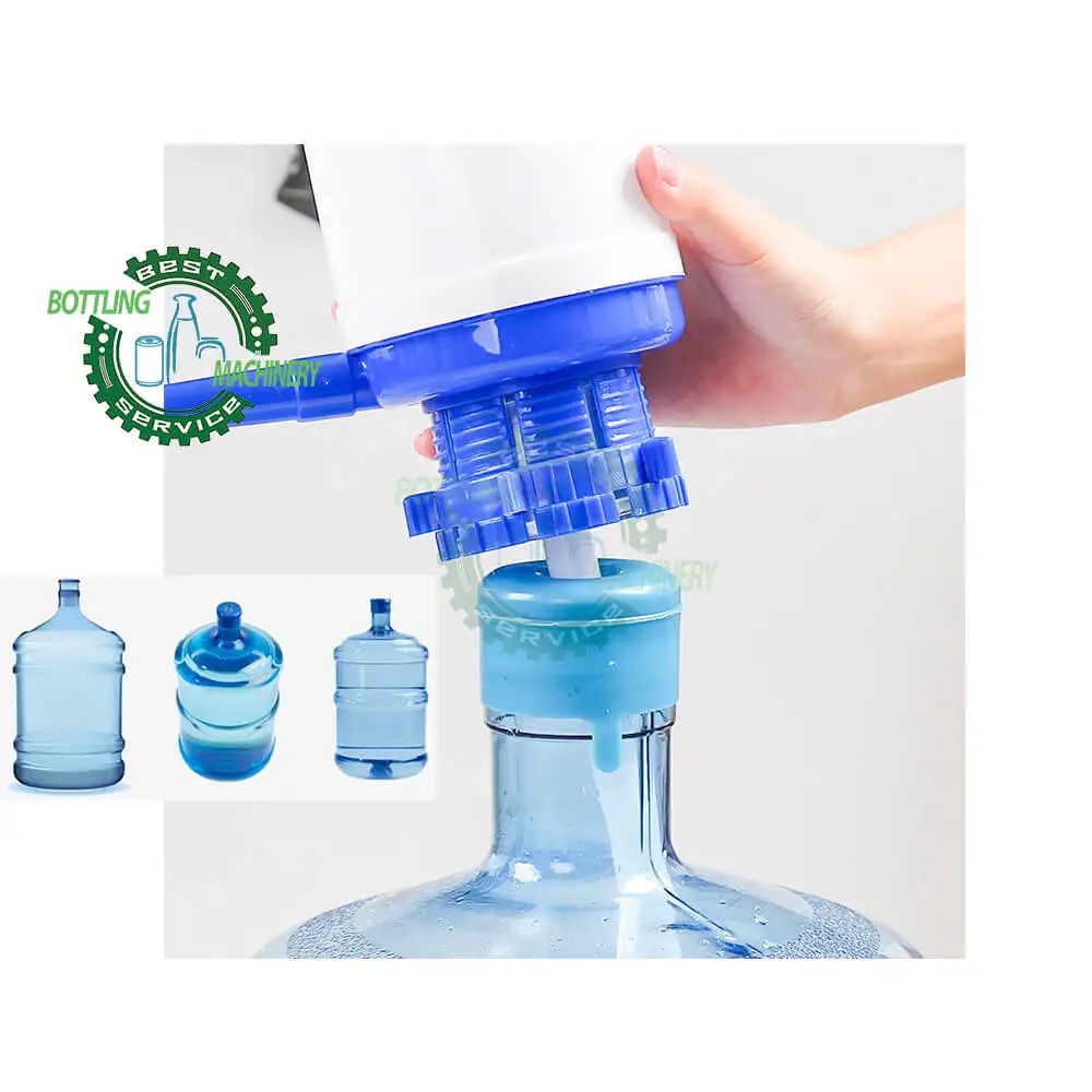 High quality 55mm neck 18.9 Ltr 19 Liter 20 Liters 5 gallon water bottle manual water pump dispenser for school hotel
