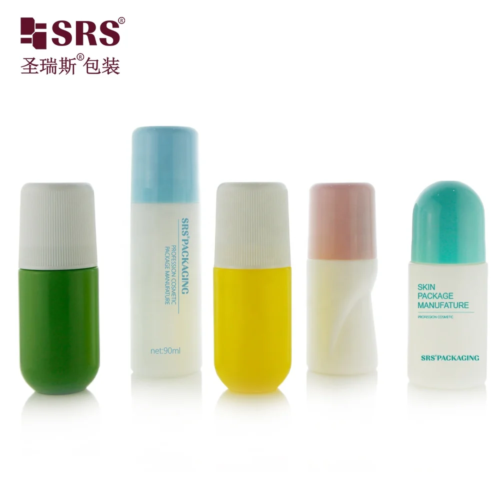Wholesale Antiperspirant Plastic Roller Bottle 90ml Empty Container 3oz PP PCR Deodorant Bottle Manufacture