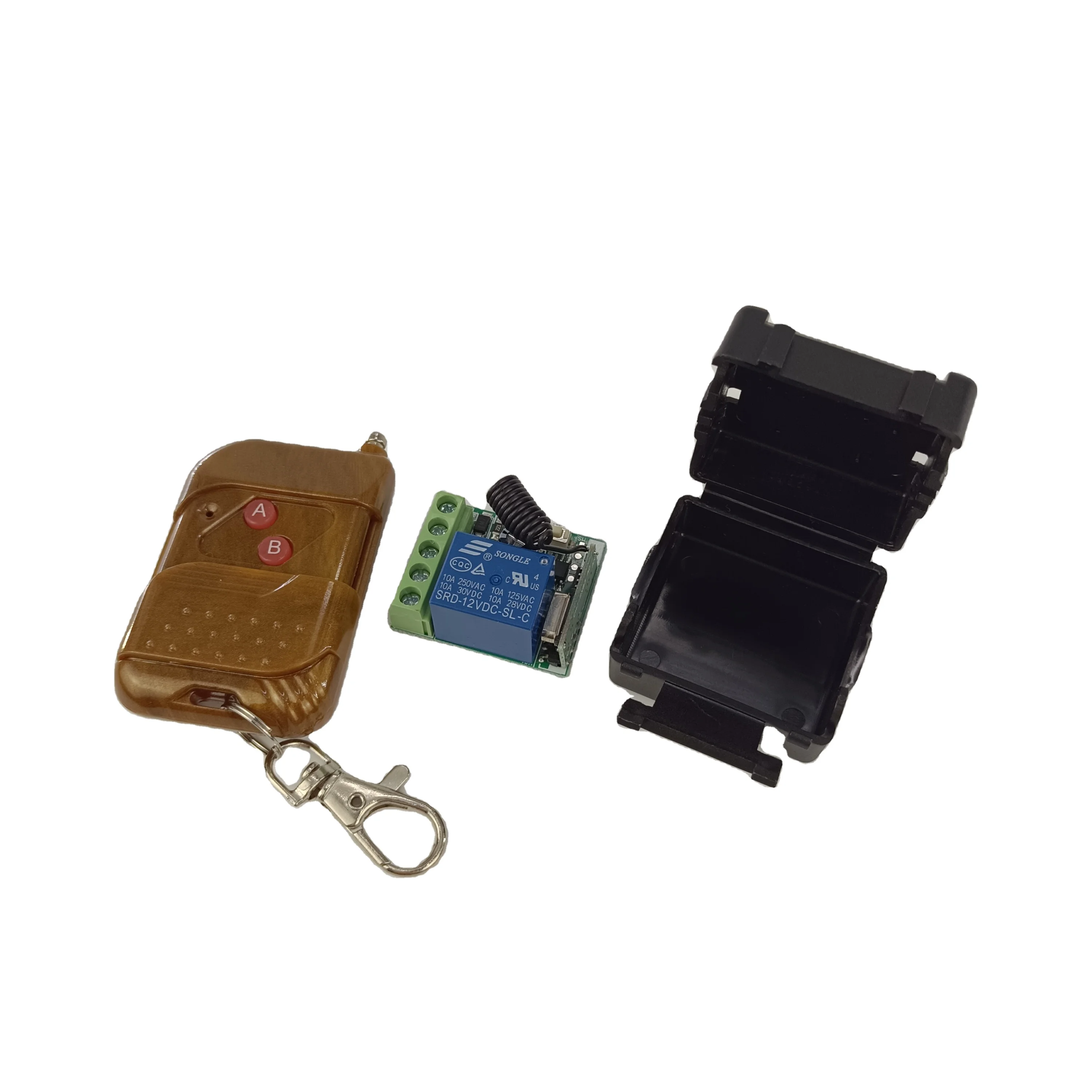 DC 12V 1CH universal rc car remote control Switch System 315 Mhz 2-Key Transmitter + Receiver