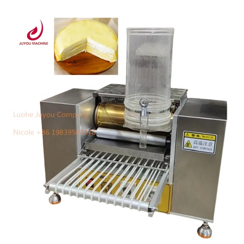 Good Quality 8 Inch 8.5 Inch 9 Inch 9.5 Inch Customized Crepe Making Automatic Crepe Maker Machine