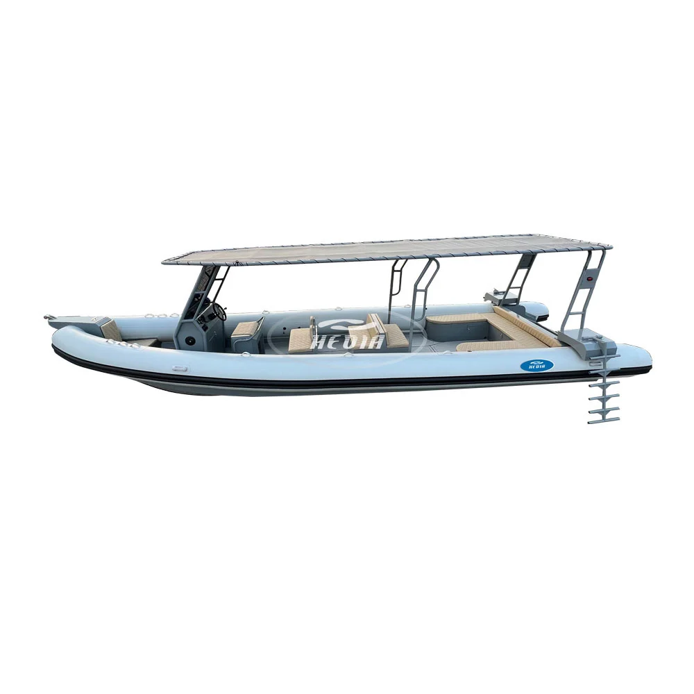 CE Hedia 33ft 1050 м алюминиевый Косатка гипалон жесткий корпус из стекловолокна надувная лодка большая роскошная высокоскоростная спортивная яхта Китай завод