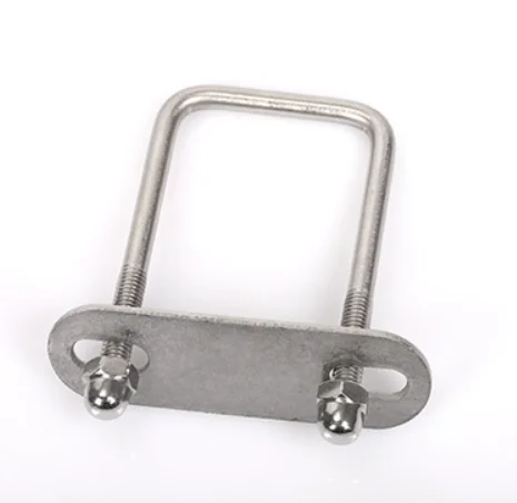 M6 M8 Square U-Bolts 304 Stainless Steel with Nuts Plates Boat Trailer