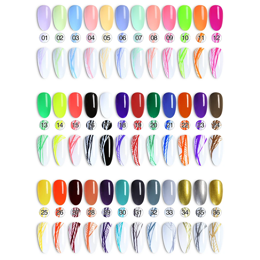 Bulk Line Art Gel Wholesale Custom Private Label Nail Supplies UV Gel Nail Painting Liner Gel Polish