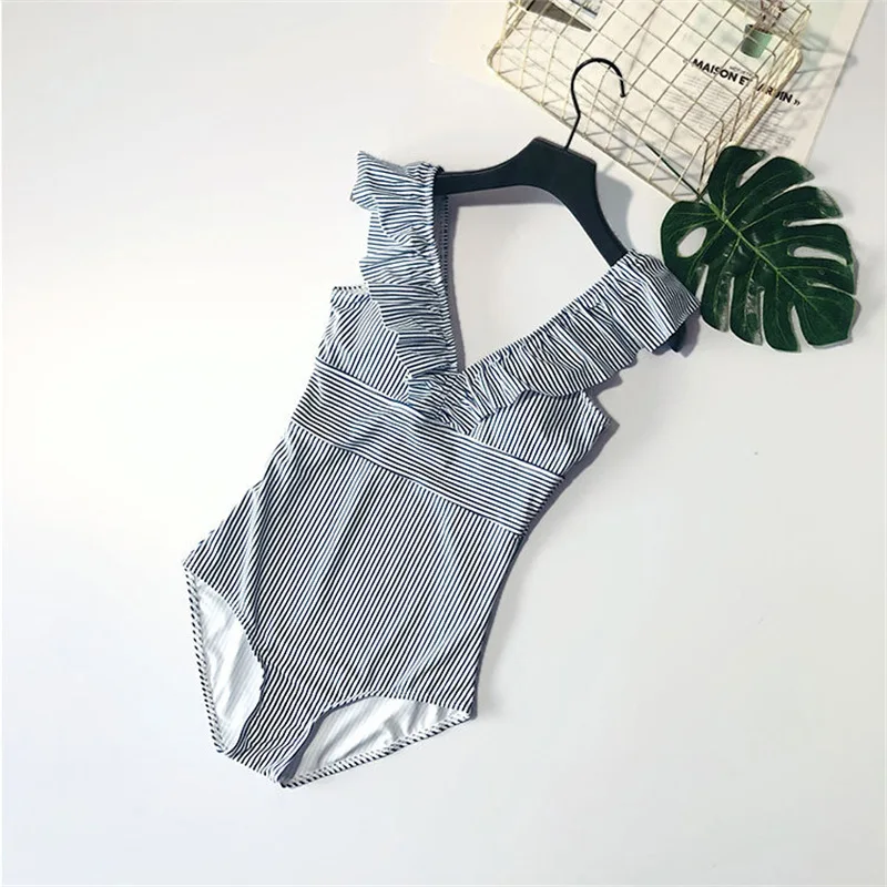 Custom Logo Fashion America Swimwear Women 1 Piece Set V-Neck Sexy Fitness String Mini Bikini Beachwear Swimsuit 100% Polyester