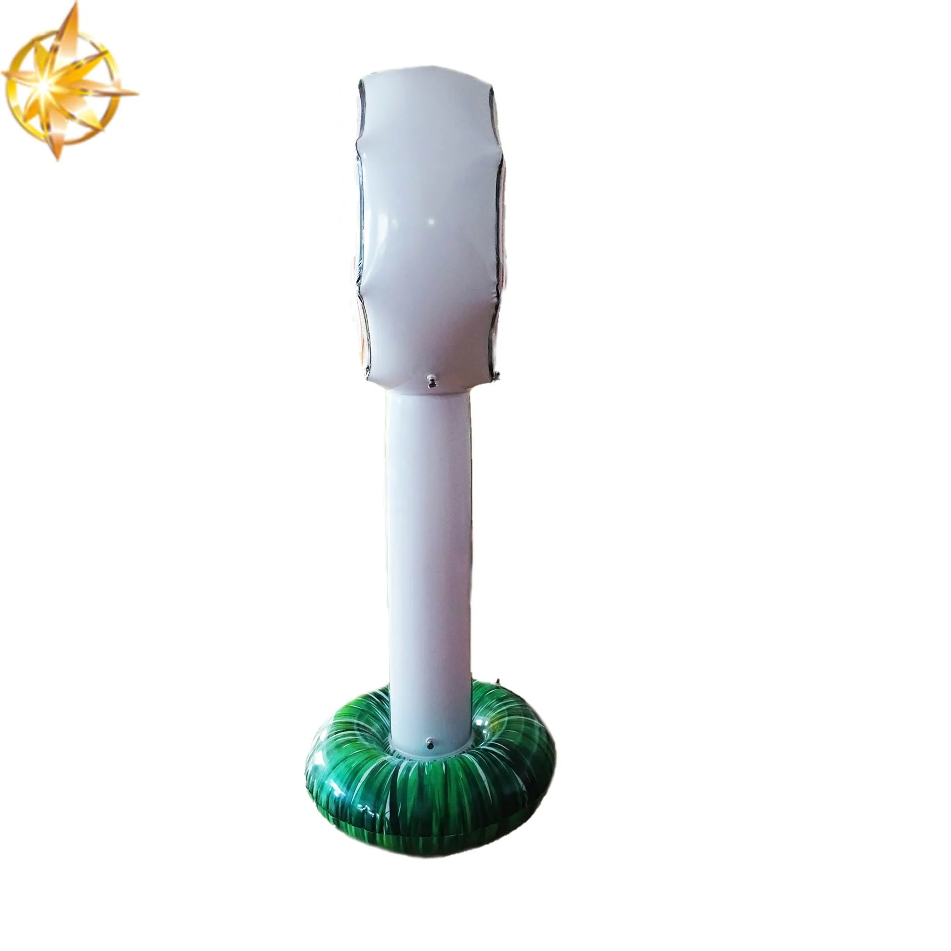 Customized PVC landmark inflatable advertising signpost for indoor and outdoor use