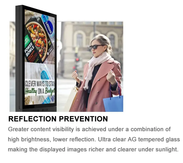 Samidisplay Outdoor Advertising Poster Restaurant Fast Food Lcd Display Digital Drive Thru Menu Board