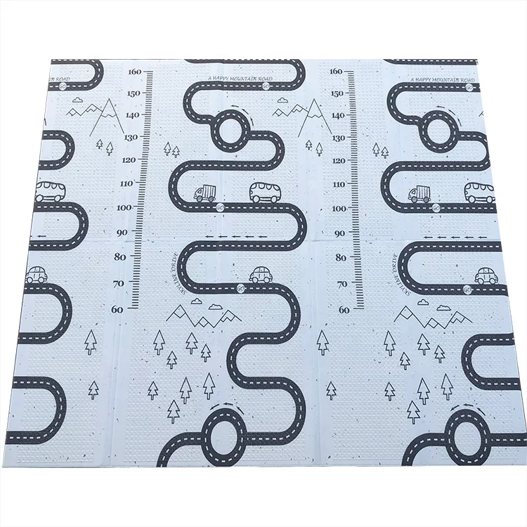 
Hot selling alpaca design non toxic xpe foam folding baby play mat manufacturer EN71 