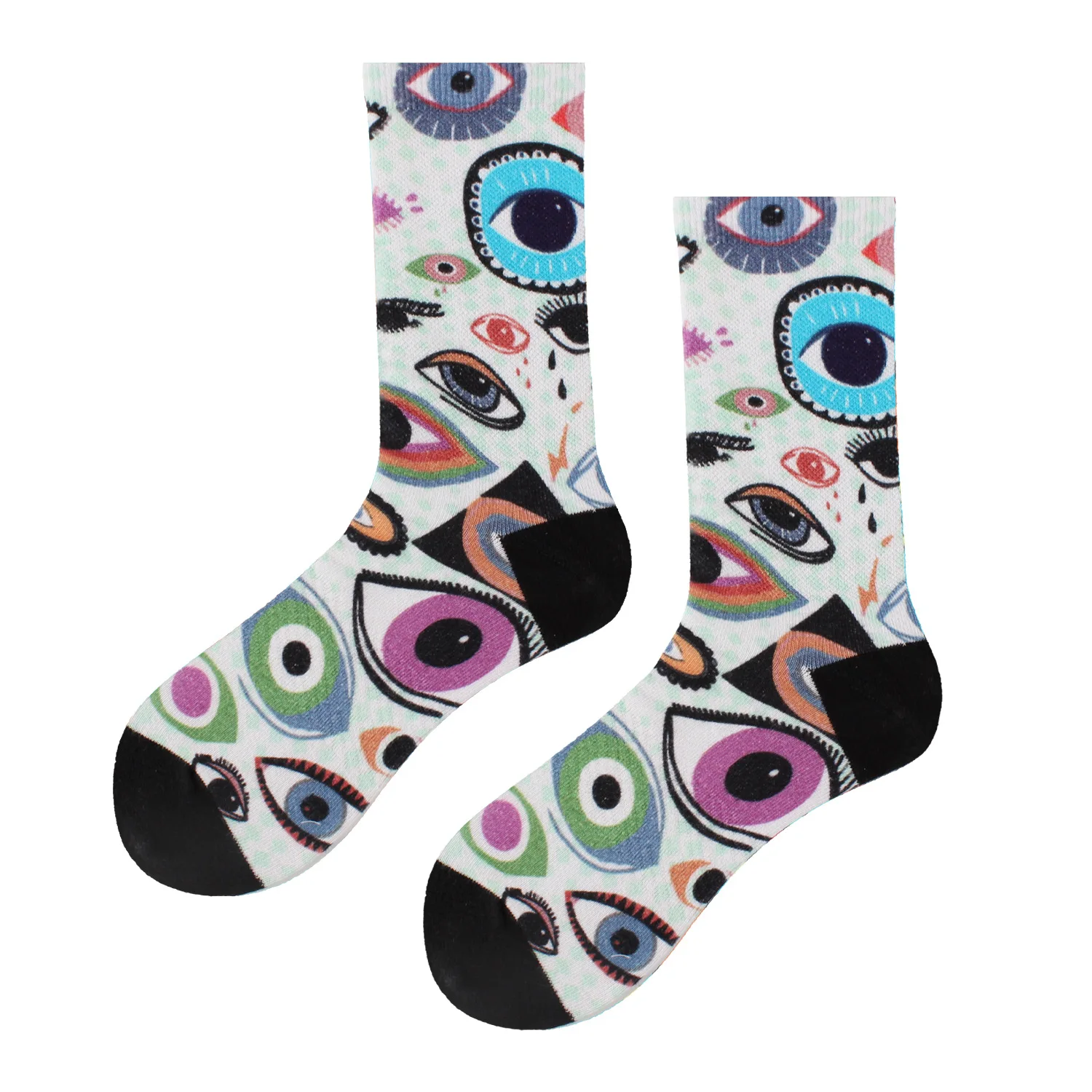 unisex Mens Novelty Sublimation 3D printed Custom Socks Printing for men and women.