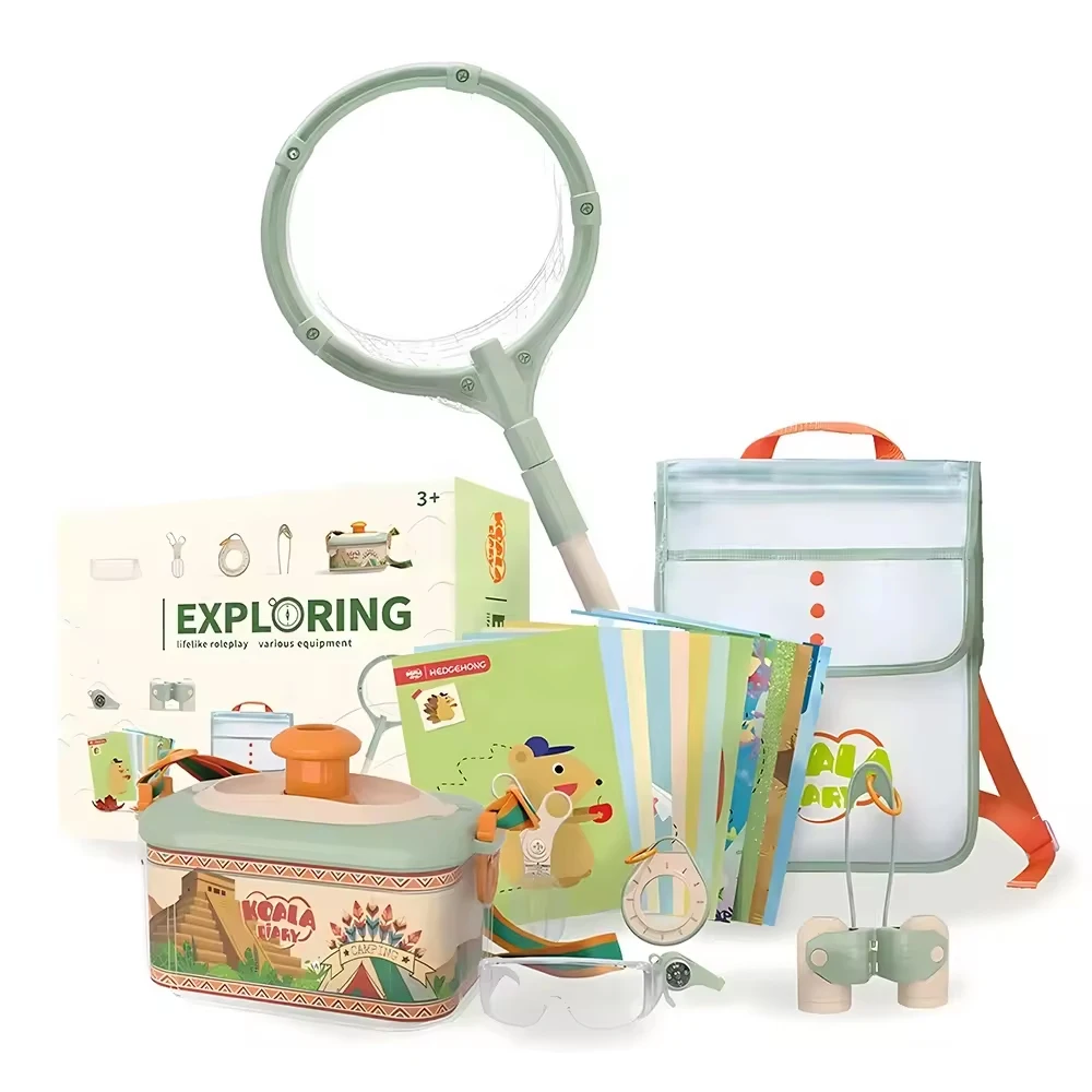 2024 Kids new educational 12pcs insect exploration toys fun parent-child nature outdoor adventure toy set