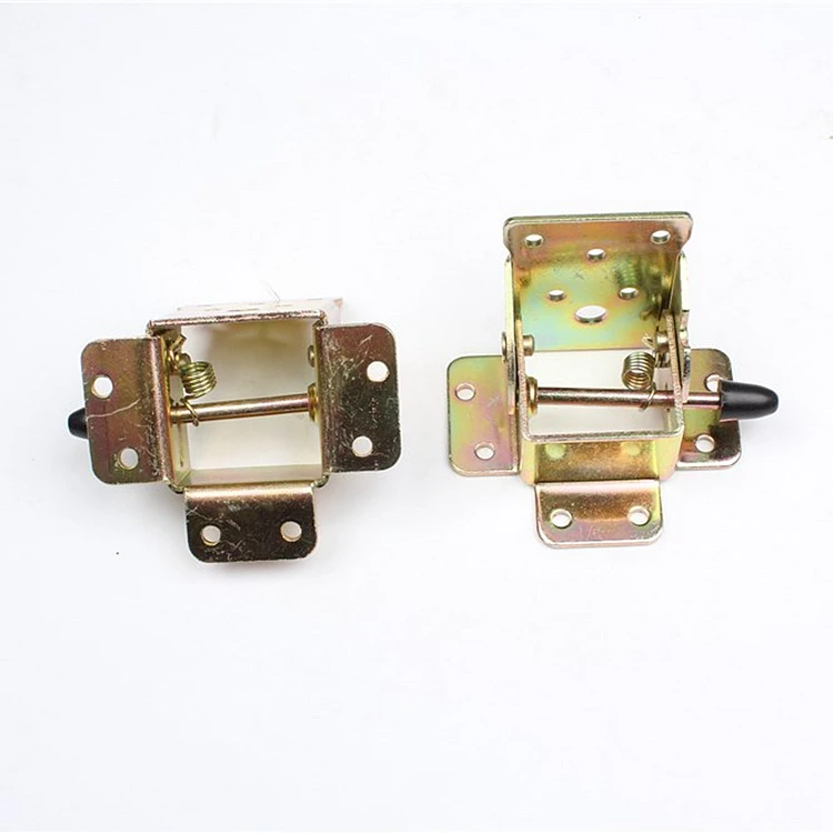 Furniture Hardware Table Leg Self Locking Bracket for folding table adjust spring table leg hinge