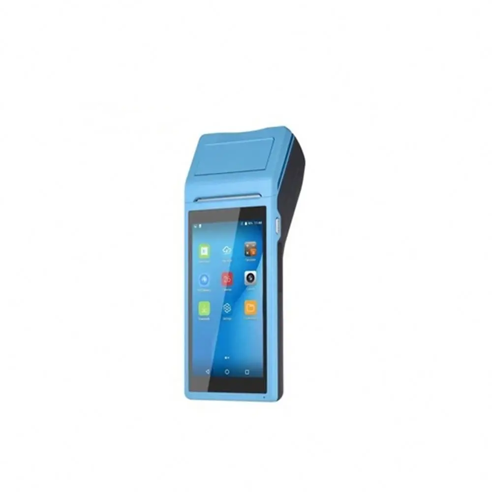 3G Android Receipt Printer Free App 5.5 inch Pos And QR Code Scanning Mobile Pos With Printer