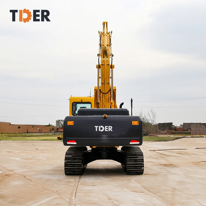 TDER 21 ton new large crawler excavator 21ton track hoe digger machine excavations for excavations