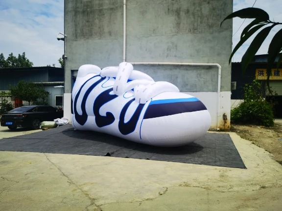 BOYI Shoe Giant customized Inflatable shoe sneaker model balloon for Advertising