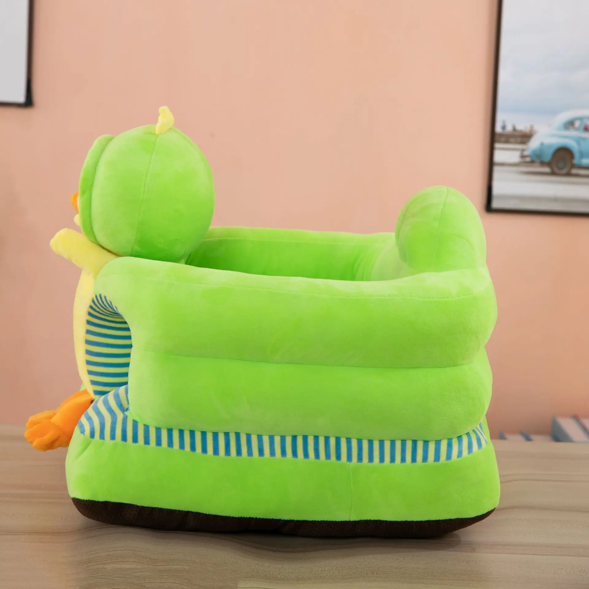 Teddy Bear Soft Kids Animal Shape Seats Baby Sofa Chair Children Panda Unicorn Plush Sit Baby Sofa