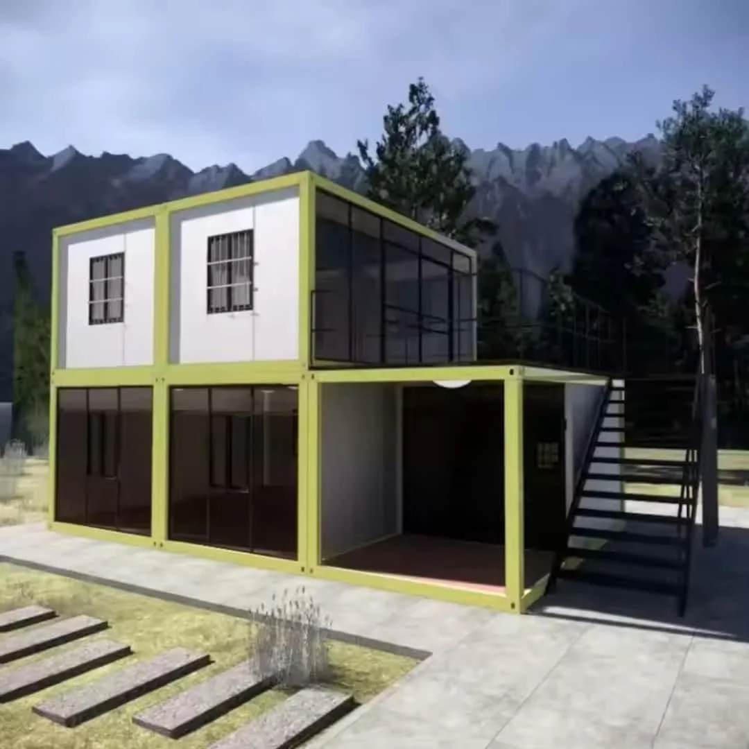 Rising Customized Soundproof Prefab Smarthouse CE Certified Modern prefab Container Home Eco-friendly House Modular Expandable