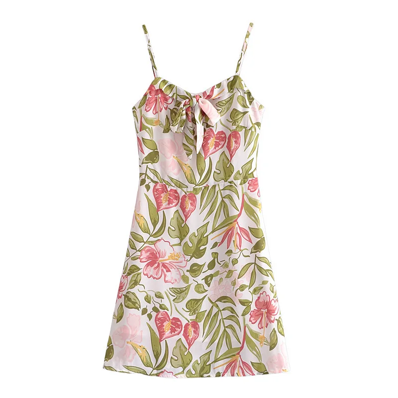 Women  Flora Print Dress Sexy Summer Dress  Holiday mini dress