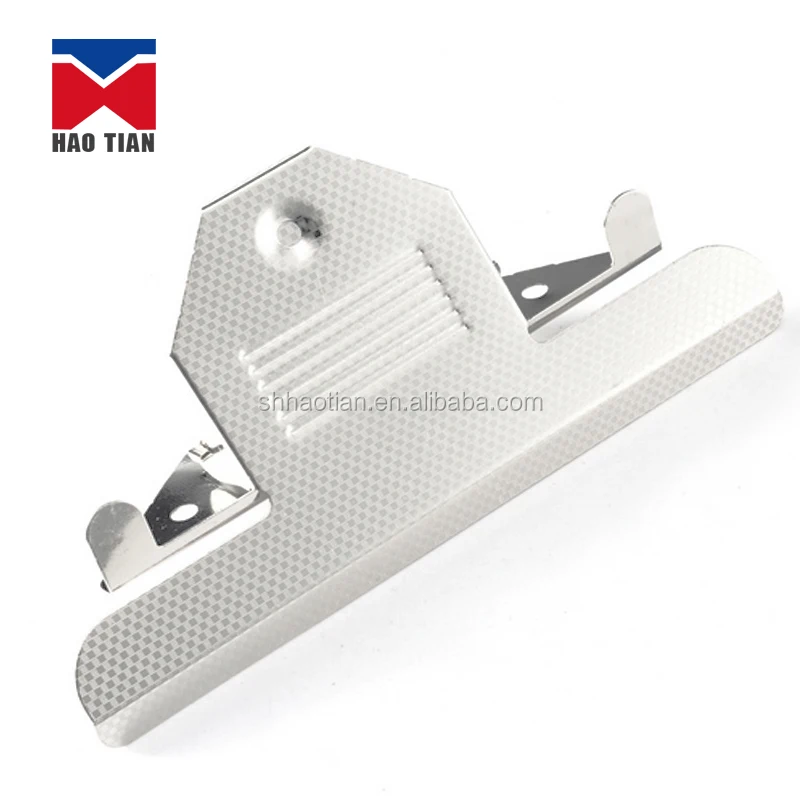 Office supplier durable metal Bright surface jumbo clip butterfly clip menu clip