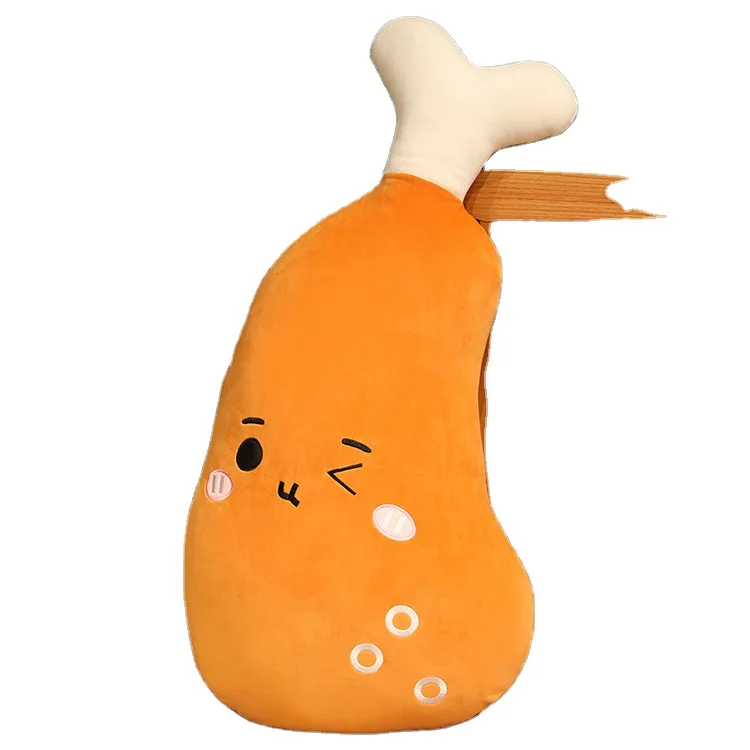 Simulation Chicken Leg Plush Toy Cute Food Pillow  Hollow Fiber Filling Cute Pillow