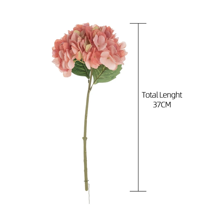 MW52665 Artificial Flower Hydrangea Hot Selling Wedding Decoration Silk Flowers