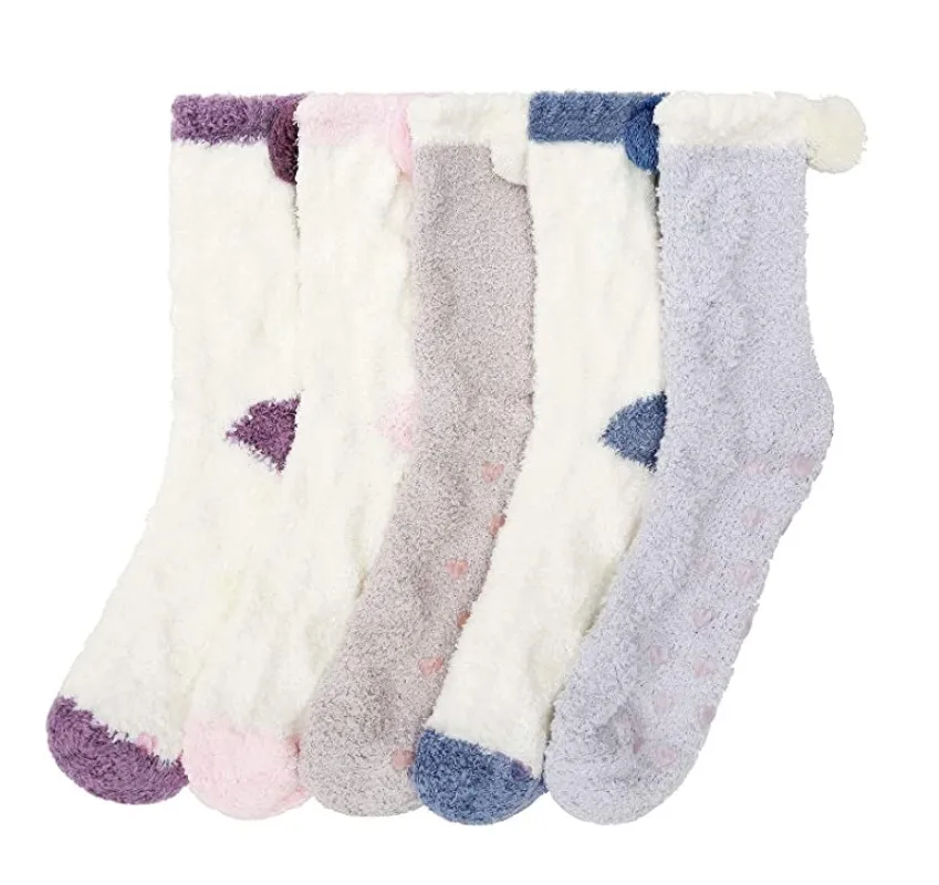 
winter Warm Soft Slipper Sock Winter Fluffy Crew Socks Casual Sleeping Fuzzy Cozy Sock 