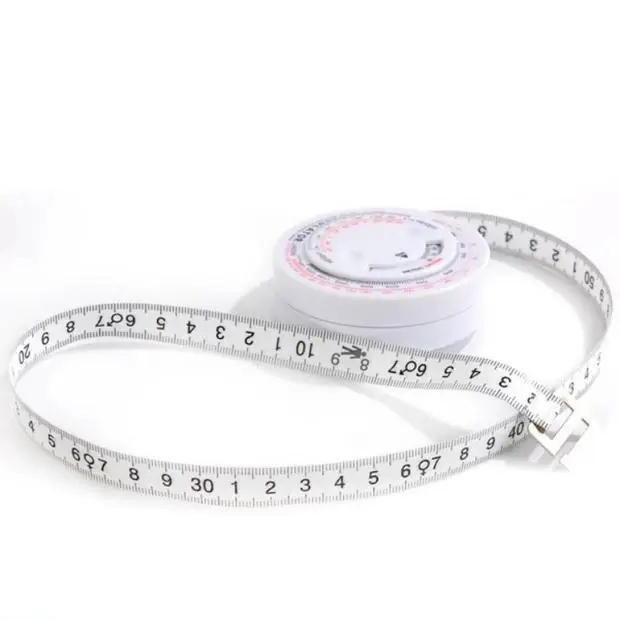 MI Body Mass Index Measuring Tool for Diet Weight Loss,150cm Retractable BMI Tape Measure Calculator