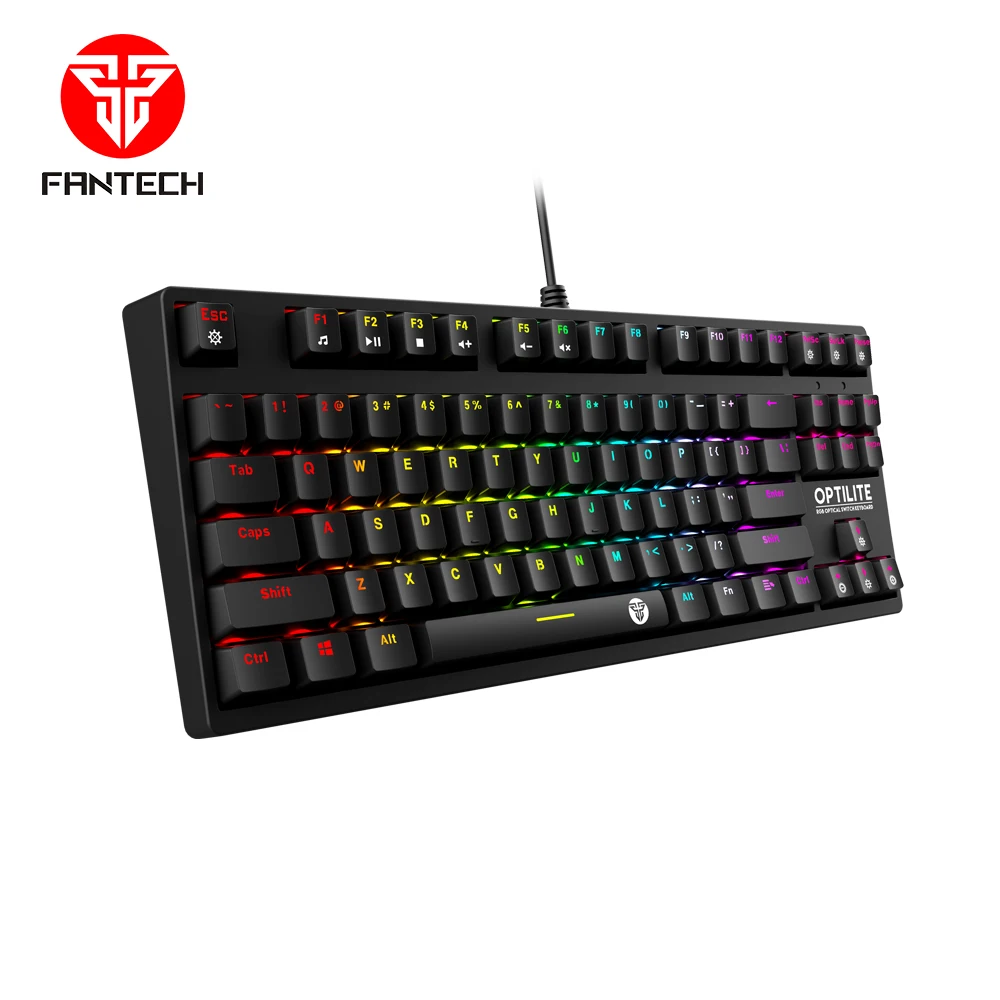 FANTECH MK872 High Quality Dust-proof and Water-proof MINI TKL Optical Gaming Computer Keyboard