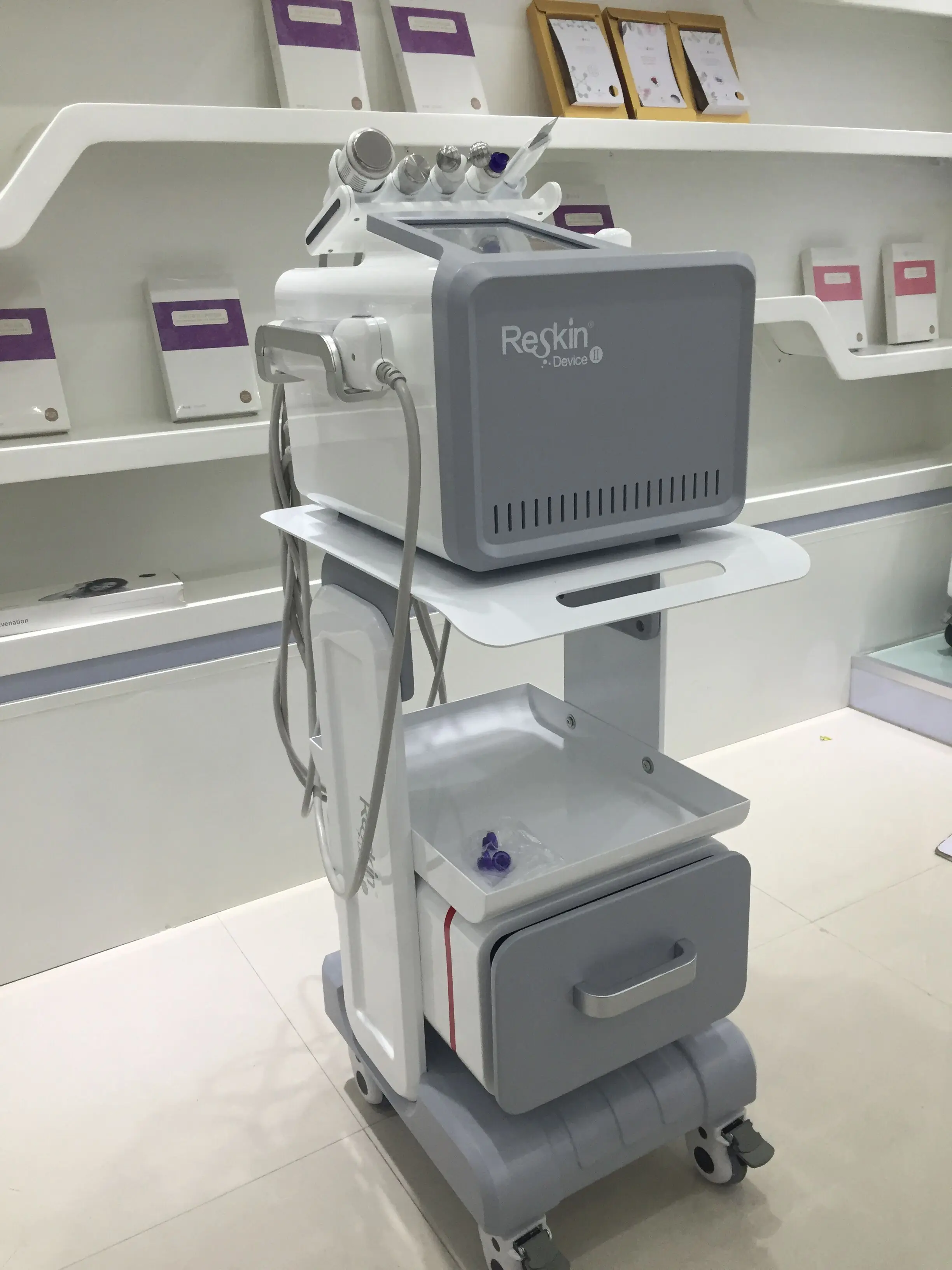 Мезотерапия без игл Reskin II, гидрат для ухода за кожей лица, устройство для ухода за лицом, одобрено CE, ISO 13485, косметический аппарат