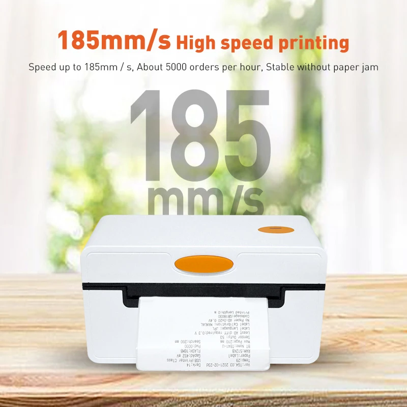 OWNFOLK Waybill Label Printer 104mm Thermal Barcode Label Printer CC420 Fast Printing