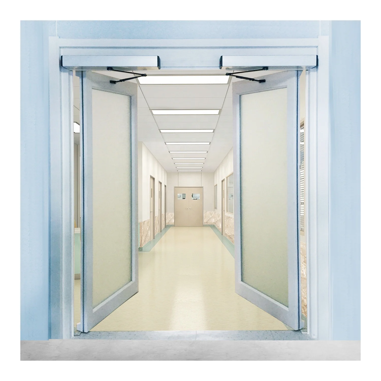 Классический тип и хорошее качество 100 кг без прикосновения Электрический автоматический распашной дверной оператор/система