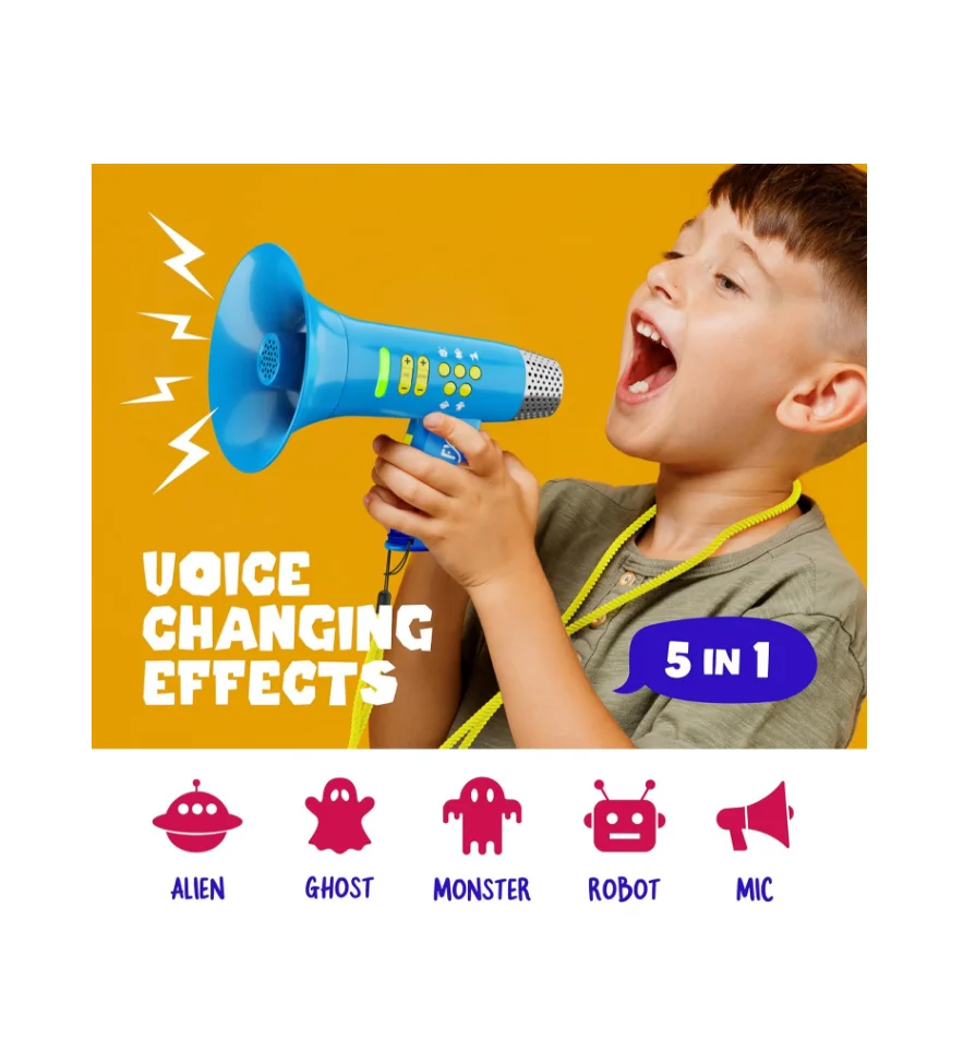 Portable Kids Voice Transformation Changer Microphone Toy with Voice Changer Feature